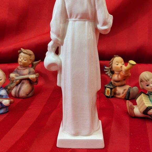 Vintage 1956, White Goebel Sacrart Statue of St. Joseph, The Carpenter 7.5" Tall - Picture 10 of 10
